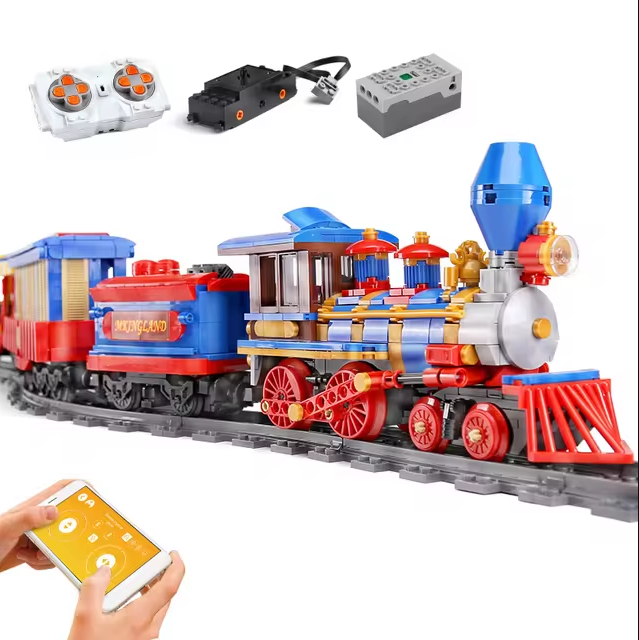 Đồ chơi xếp hình mô hình tàu hỏa công viên Disney_12004