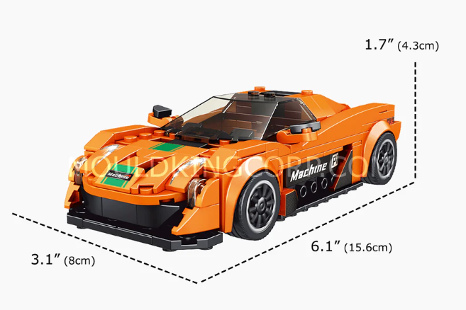 Đồ chơi xếp hình xe Mini P1 Sports Car_27004