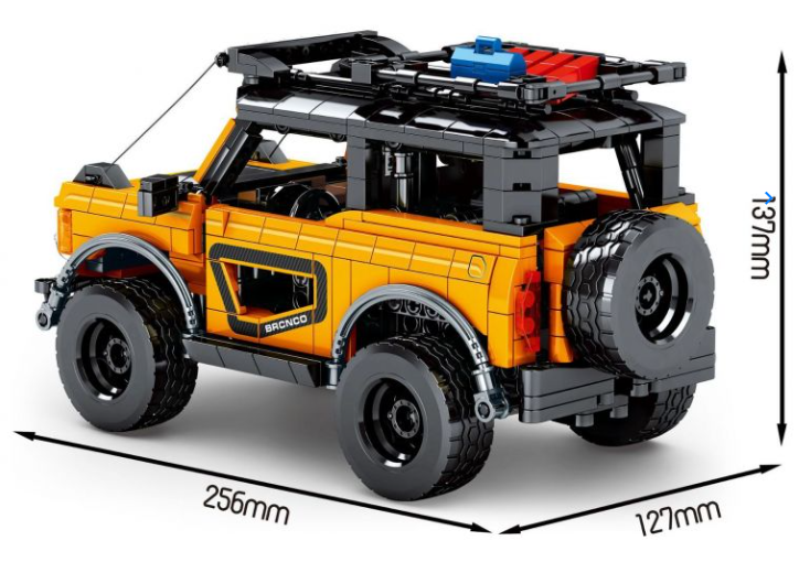 Đồ chơi xếp hình xe FORD BRONCO SUV_8502