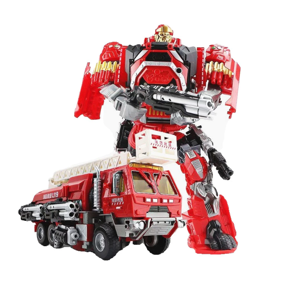 Robot biến hình Deformation Tycoon xe cứu hỏa 30cm_JJ119