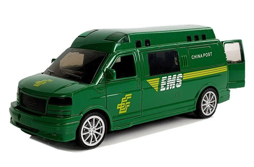 Mô hình ô tô EMS màu xanh_9839