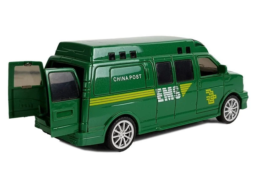 Mô hình ô tô EMS màu xanh_9839