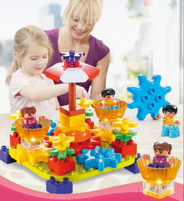 Đồ chơi xếp hình khối xây dựng cho bé biến thành đồ chơi âm nhạc_66003