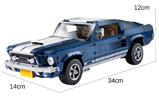 Đồ chơi xếp hình xe Ford Mustang_1047