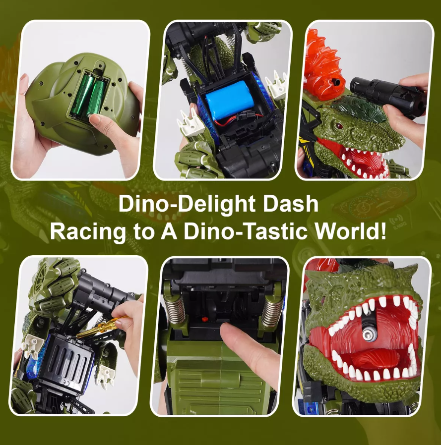 Đồ chơi xe khủng long gel địa hình có máy bơm nước_11818