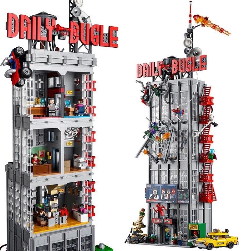 Đồ chơi xếp hình nhà nhện tòa nhà Daily Bugle_66808