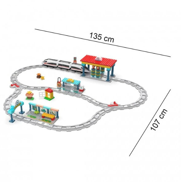 Đồ chơi xếp hình khối lớn TRÍ TUỆ TỐC ĐỘ CAO - SENSE TRAIN_c31021