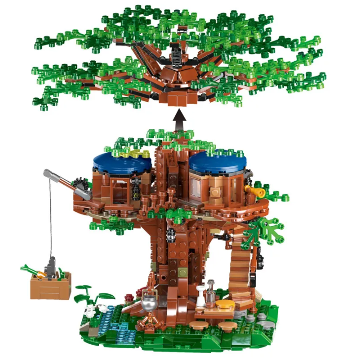 Đồ chơi xếp hình ngôi nhà trên cây_33111