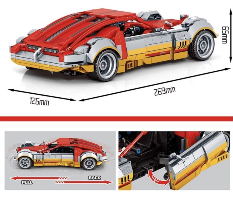 Đồ chơi xếp hình Xe Thể Thao Jaeger Frenzy_8415