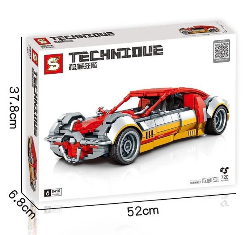 Đồ chơi xếp hình Xe Thể Thao Jaeger Frenzy_8415