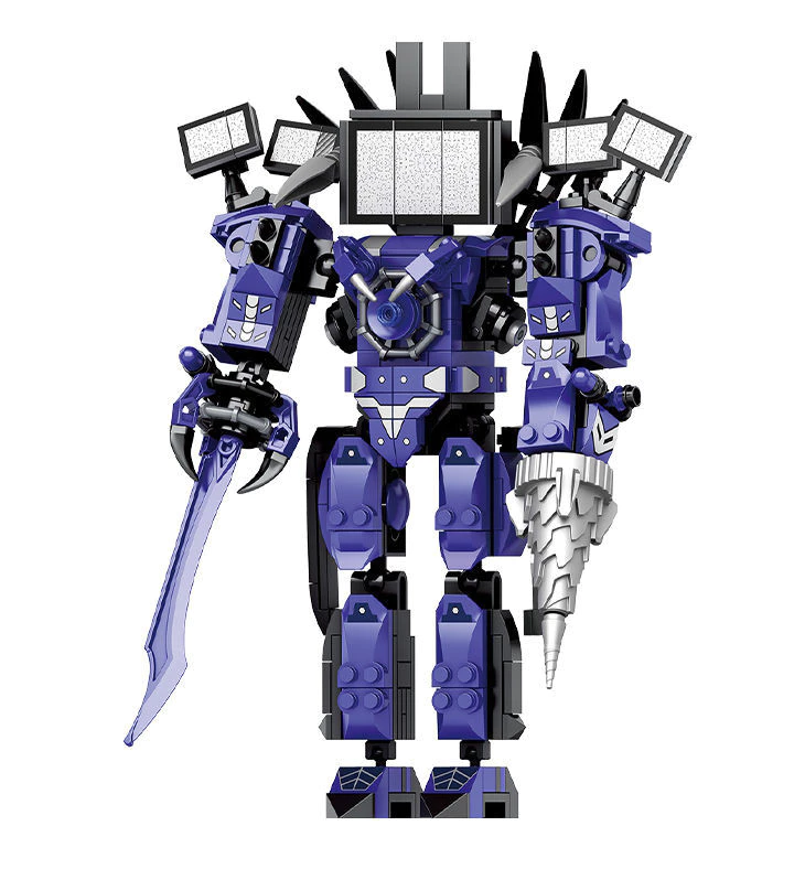 Đồ chơi xếp hình Robot Skibidi Titan Grill Man_JX060