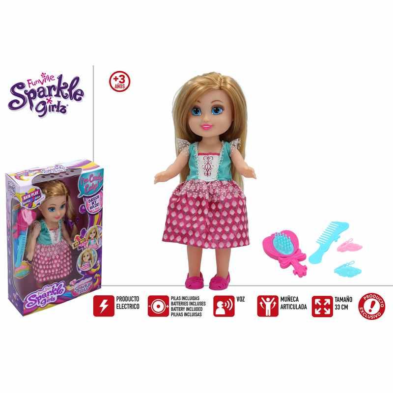 Mô hình búp bê Muñeca Habladora Sparkle Girlz_338014