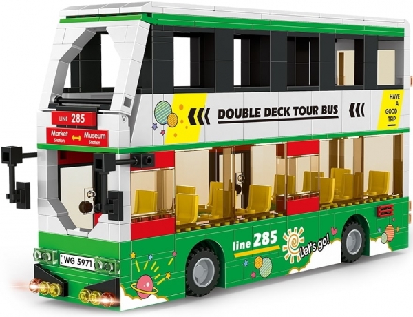 Đồ chơi xếp hình ô tô Doppeldecker Tour Bus_5971