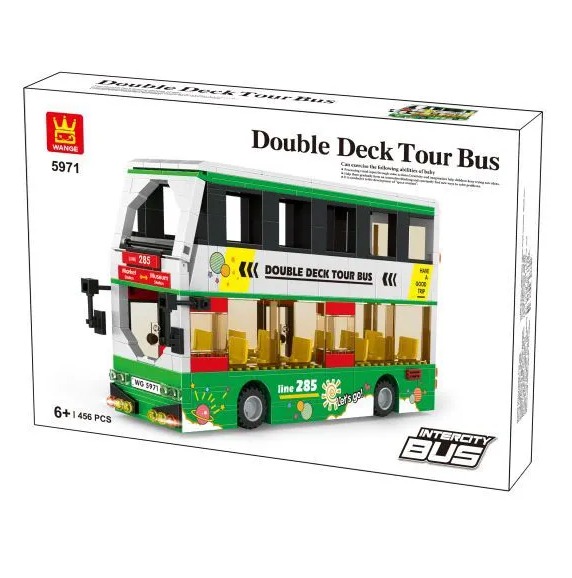 Đồ chơi xếp hình ô tô Doppeldecker Tour Bus_5971