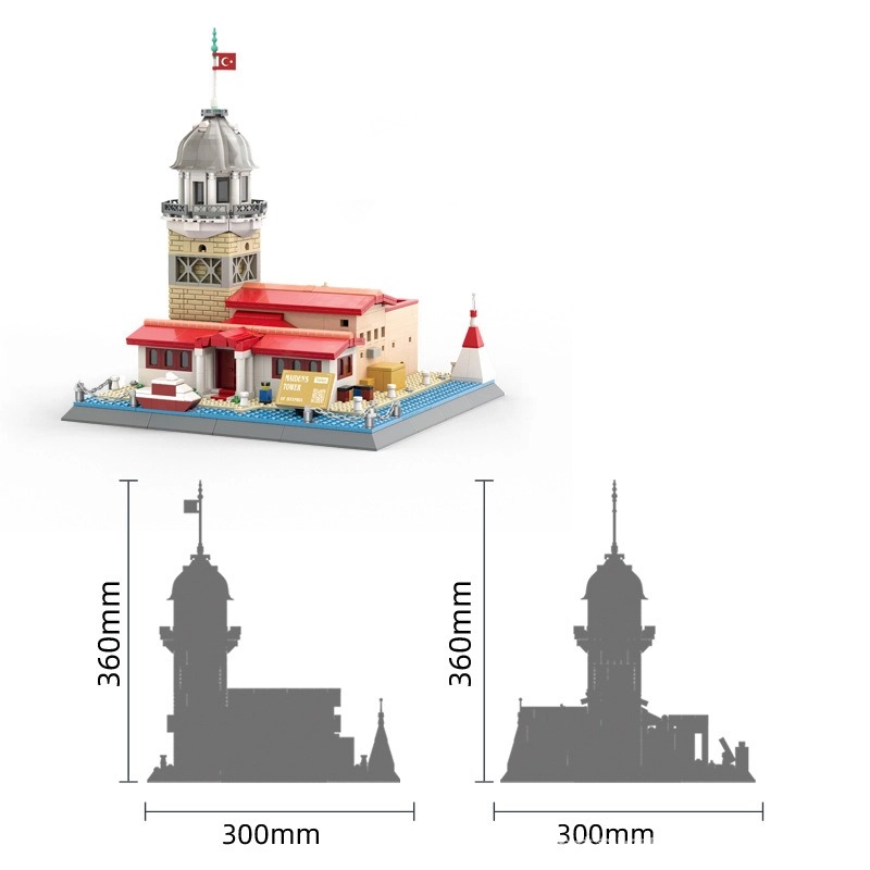 Đồ chơi xếp hình Tòa tháp Maiden_5229