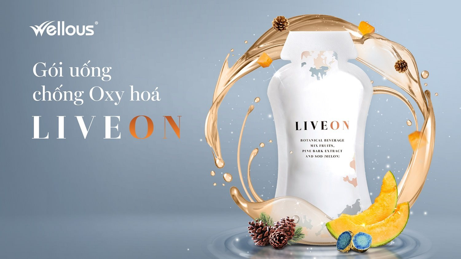 Gói uống chống Oxy hóa LIVEON