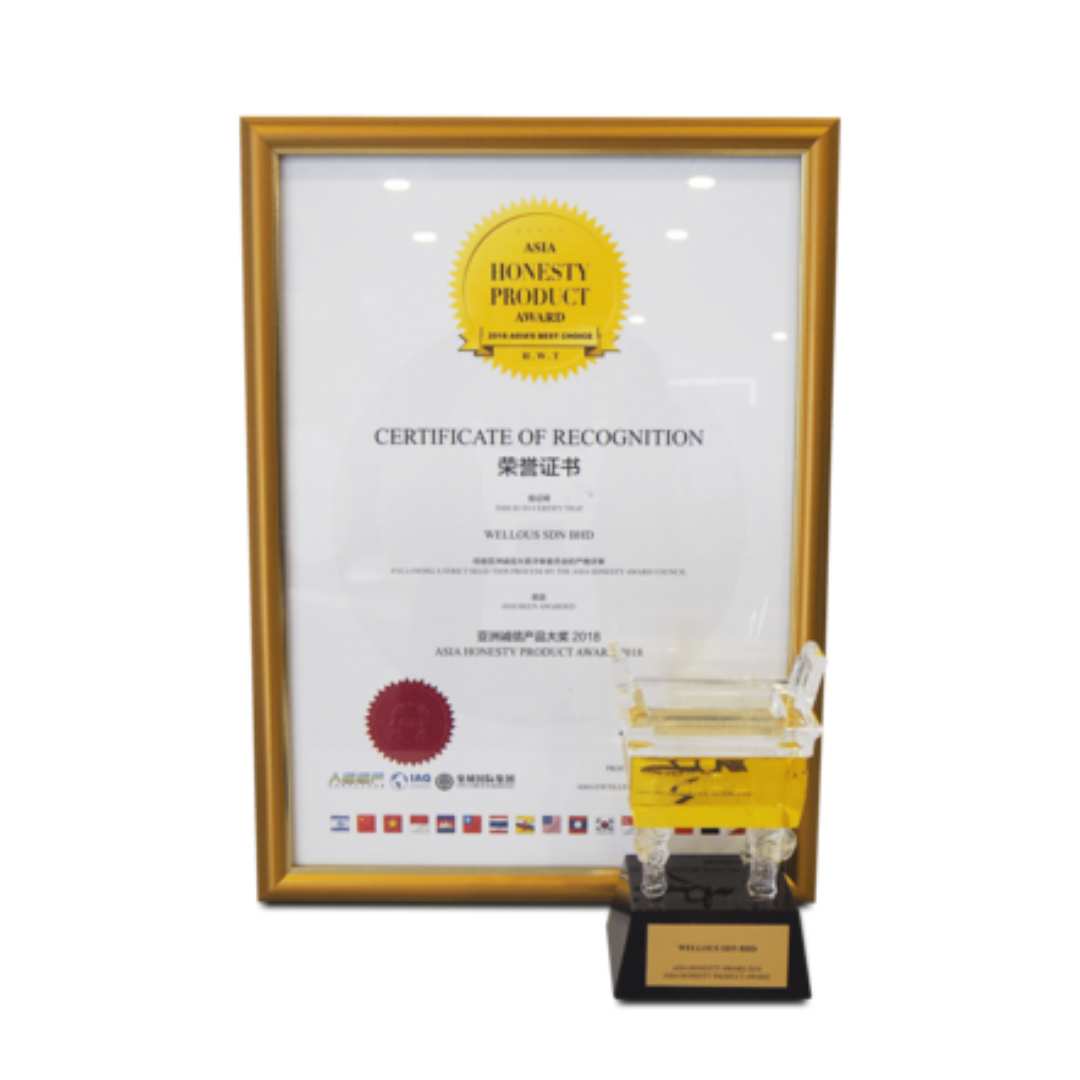 Asia Honesty Award 2018 – Top 100 Award of the year 