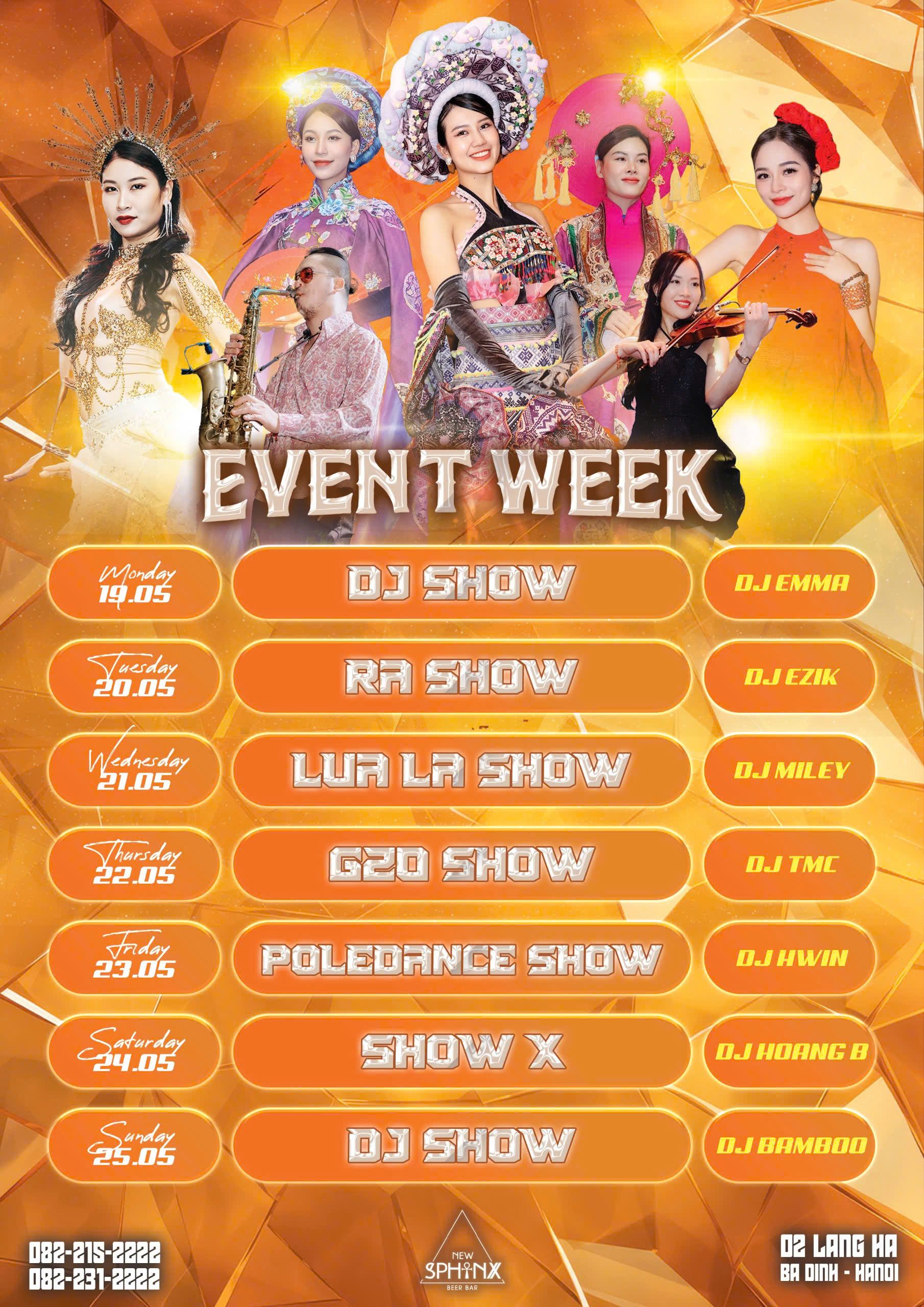 Event Week 19.05 - 25.05.2025