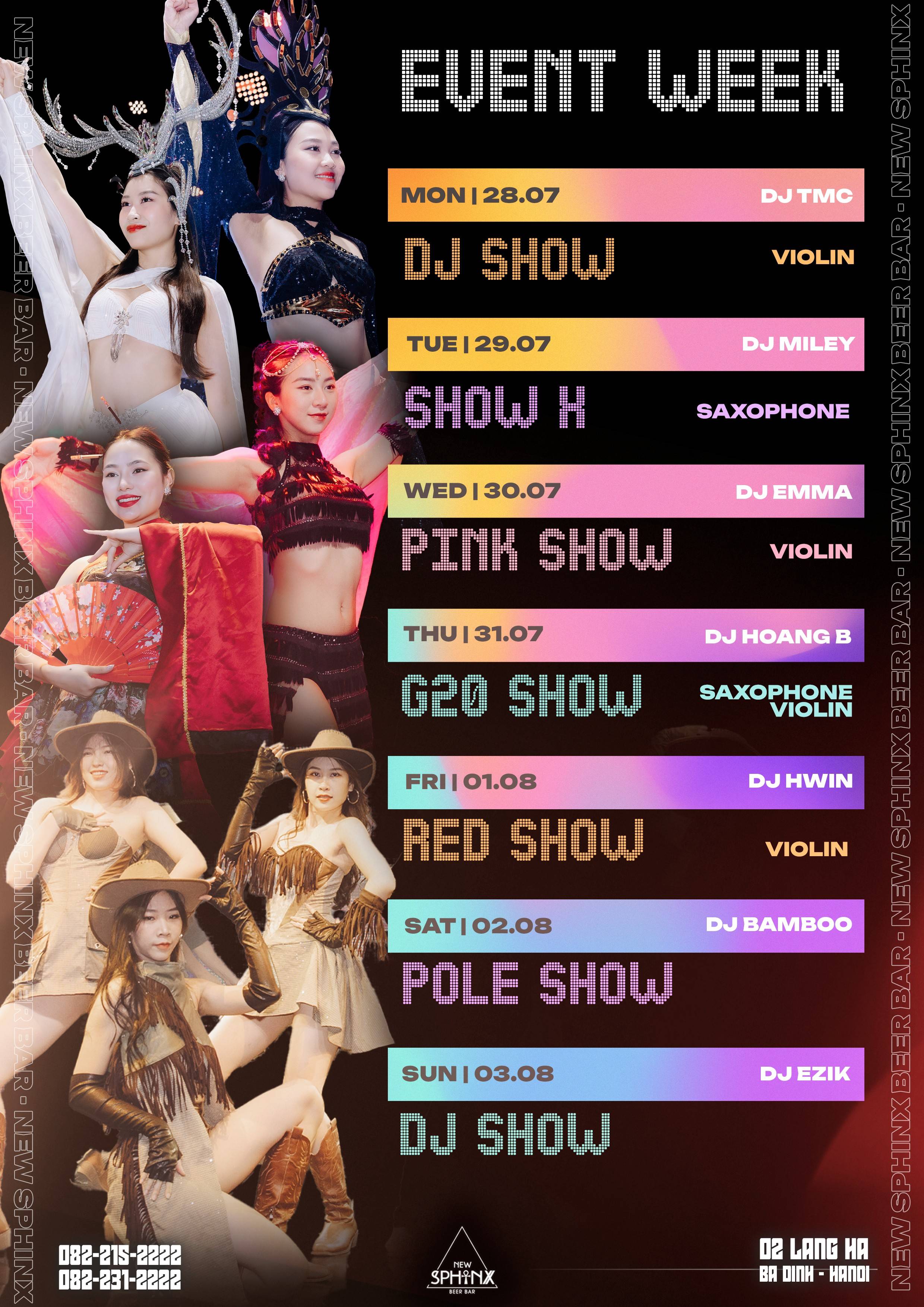 Event Week 28.07 - 03.08.2025