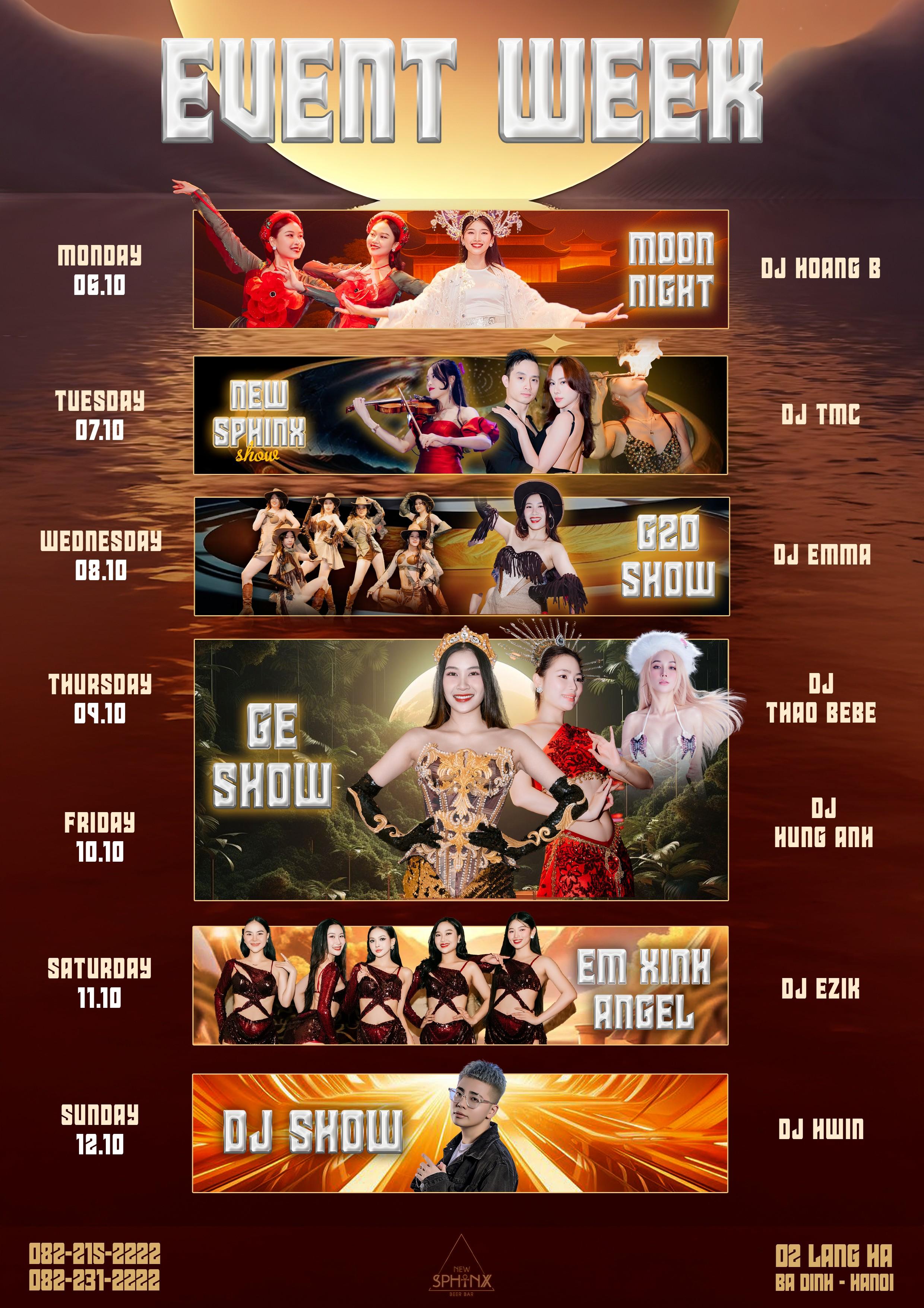 Event Week 06.10 - 12.10.2025