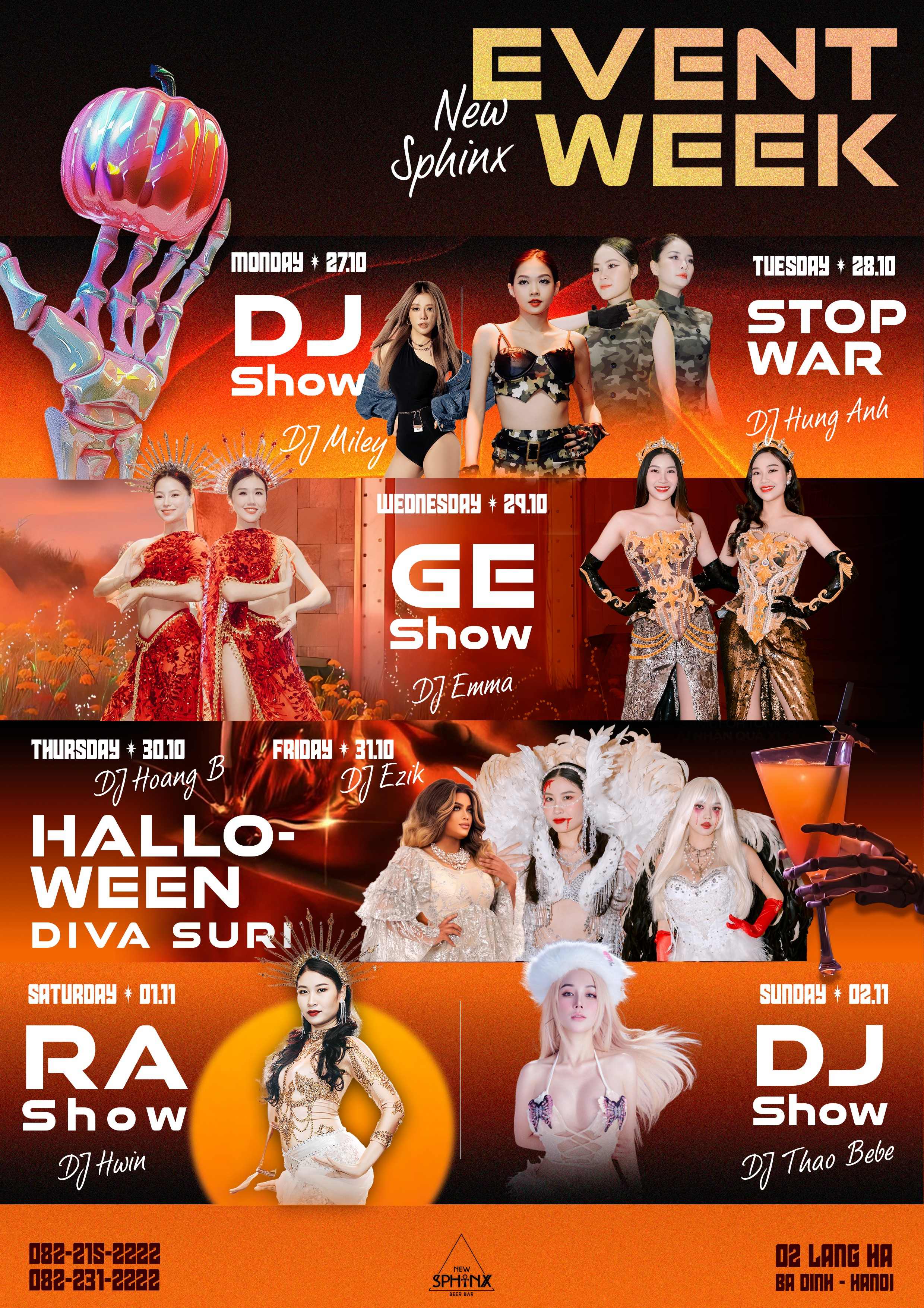 Event Week 27.10 - 02.11.2025