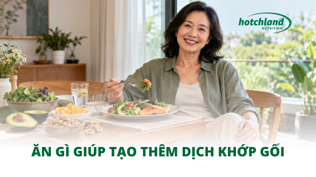 Ăn gì giúp tạo thêm dịch khớp gối