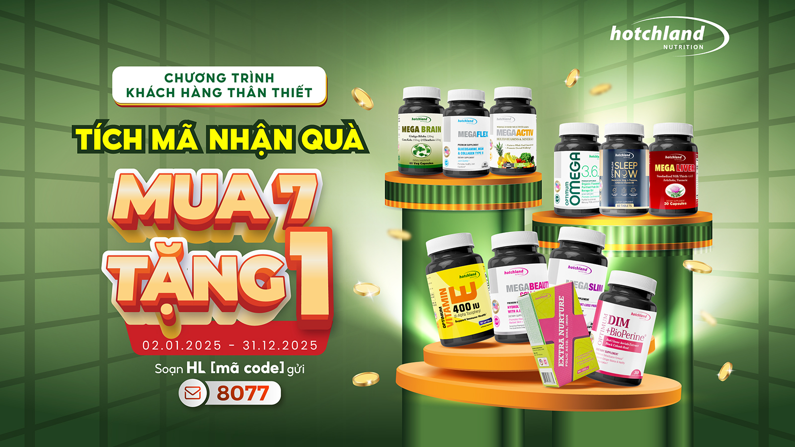 Tích Mã Nhận Quà - Mua 7 Tặng 1