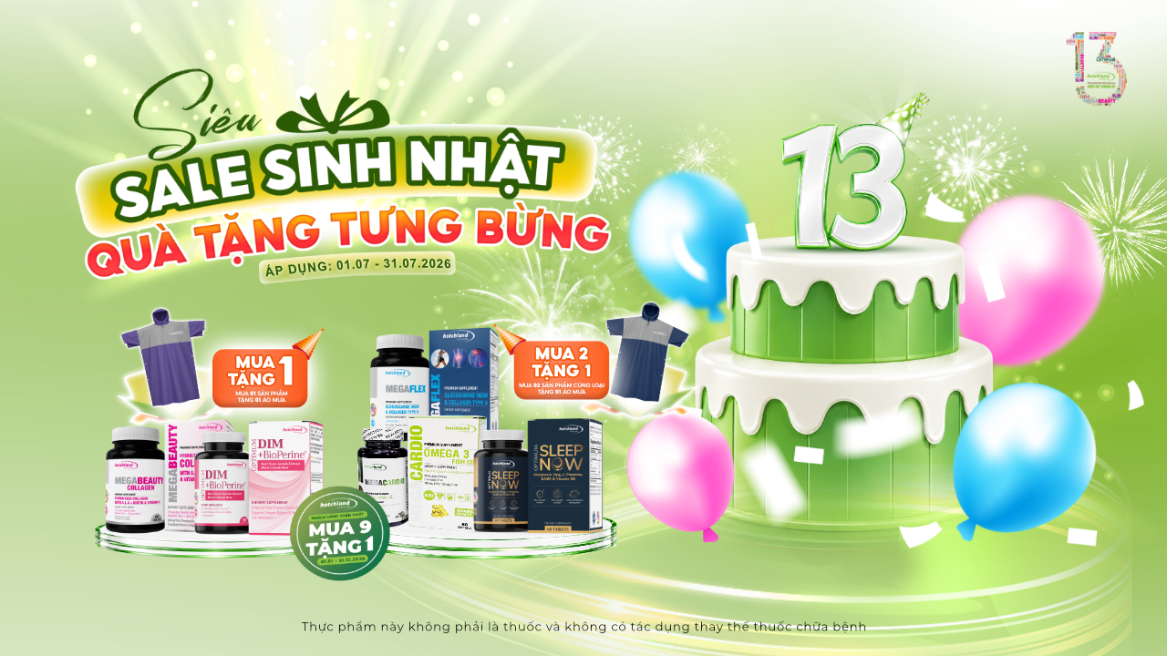 Hotchland 13 Tuổi – Siêu Sale Sinh Nhật, Quà Tặng Tưng Bừng