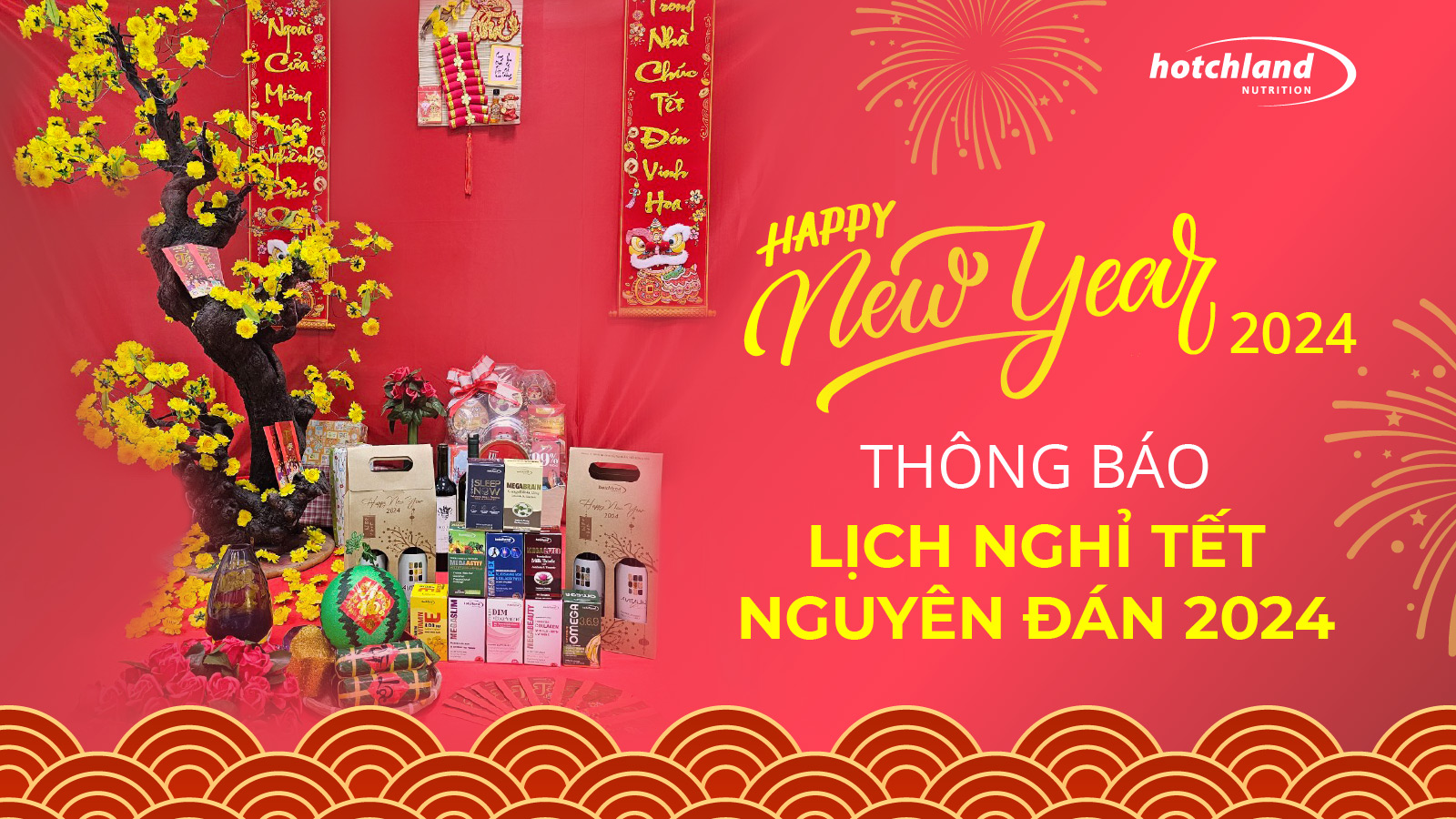 THÔNG BÁO LỊCH NGHỈ TẾT NGUYÊN ĐÁN GIÁP THÌN 2024