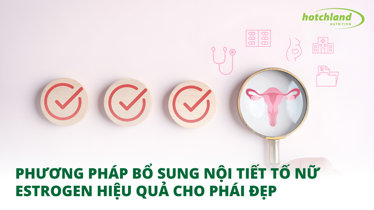 PHƯƠNG PHÁP BỔ SUNG NỘI TIẾT TỐ NỮ ESTROGEN HIỆU QUẢ CHO PHÁI ĐẸP