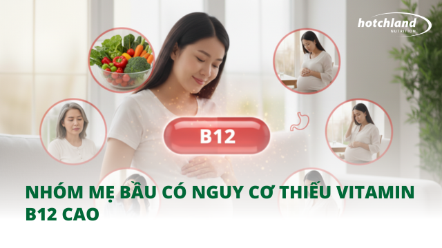 Nhóm mẹ bầu có nguy cơ thiếu Vitamin B12 cao
