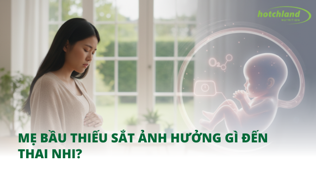 Mẹ bầu thiếu sắt ảnh hưởng gì đến thai nhi?