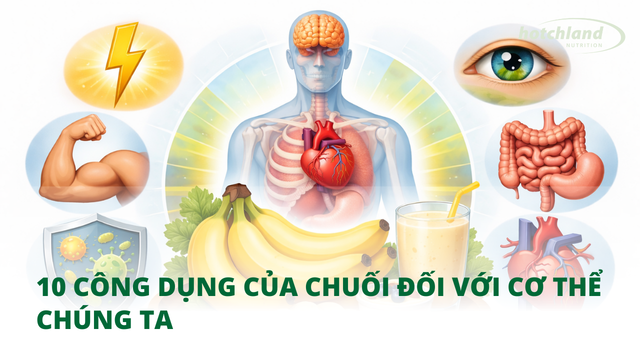 10 công dụng của chuối đối với cơ thể chúng ta