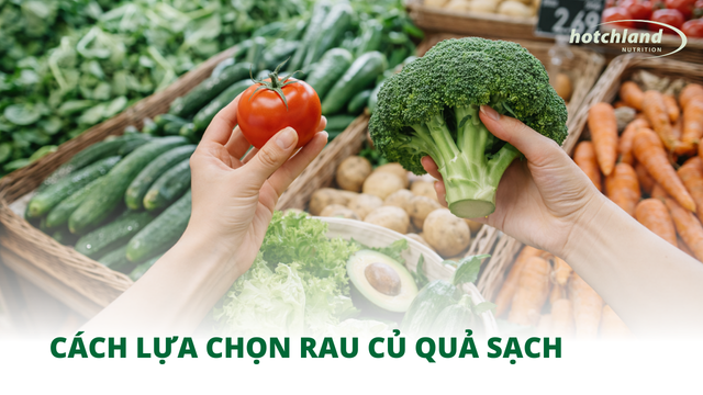 Cách lựa chọn rau củ quả sạch