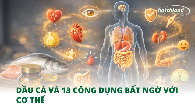 Dầu cá và 13 công dụng bất ngờ với cơ thể