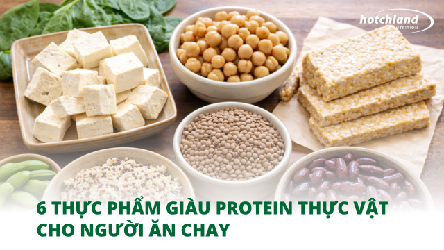 6 thực phẩm giàu protein thực vật cho người ăn chay