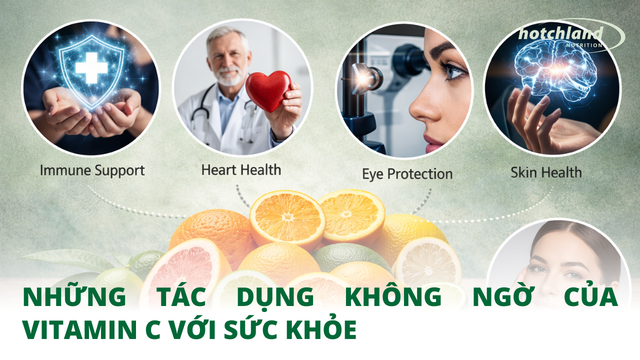 Những tác dụng không ngờ của Vitamin C với sức khỏe