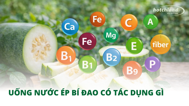 Uống nước ép bí đao có tác dụng gì