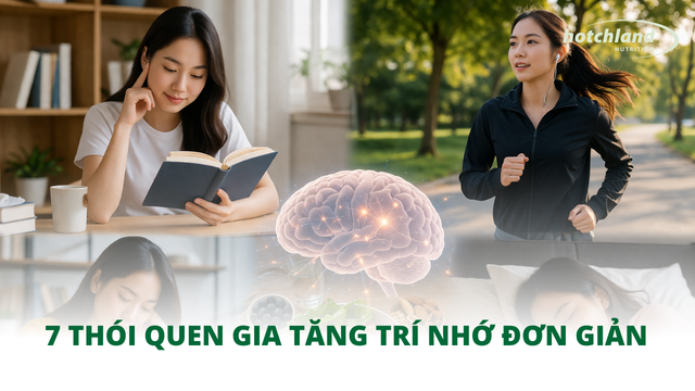 7 thói quen gia tăng trí nhớ đơn giản