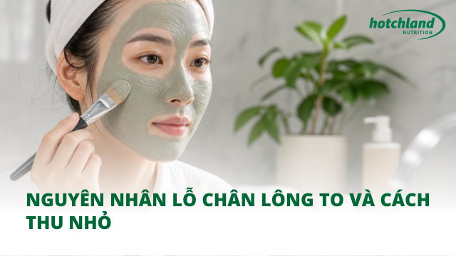 Nguyên nhân lỗ chân lông to và cách thu nhỏ
