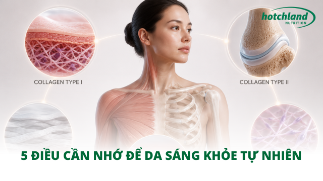 5 loại collagen phổ biến và vai trò với cơ thể