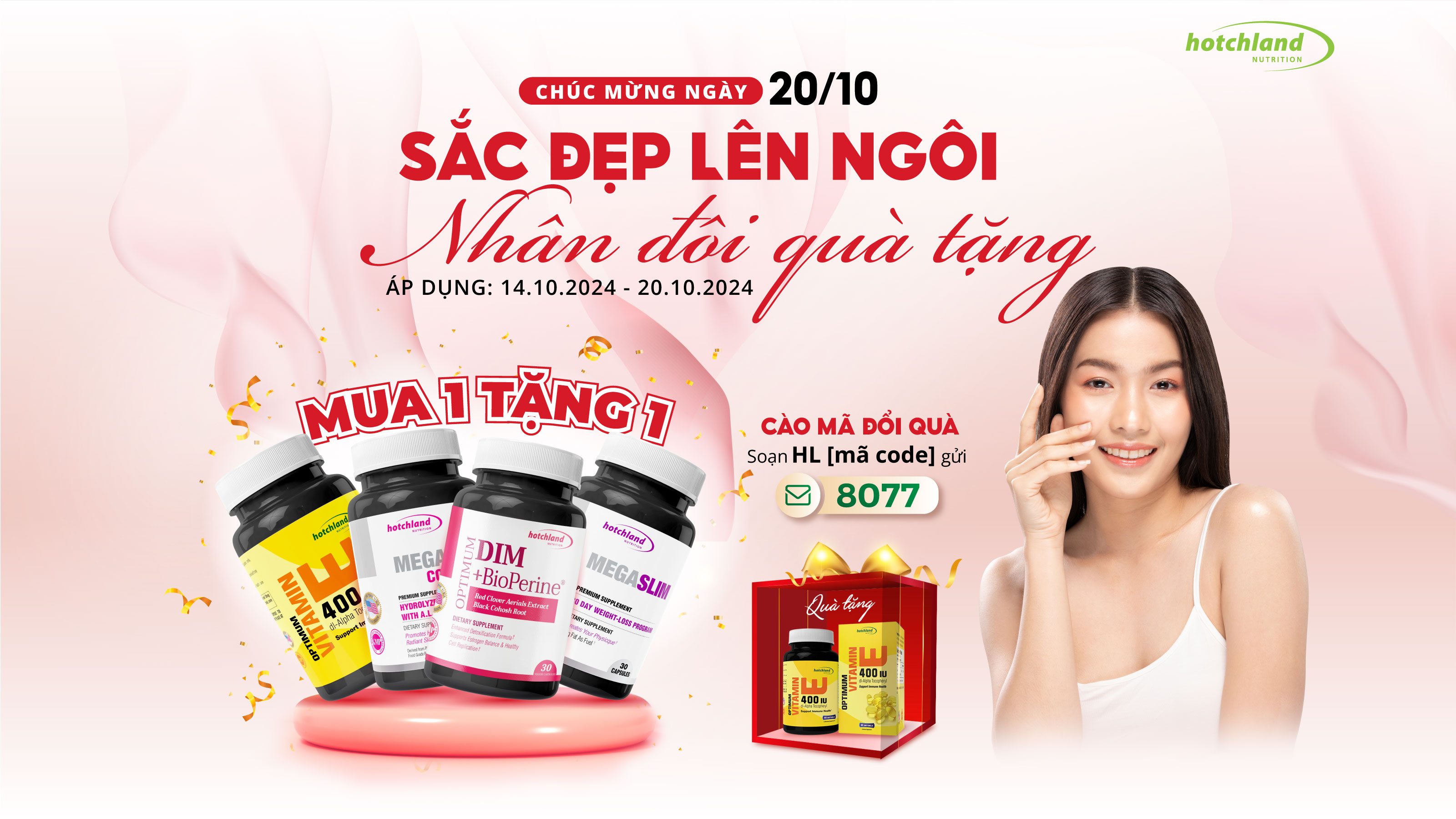 SẮC ĐẸP LÊN NGÔI - NHÂN ĐÔI QUÀ TẶNG