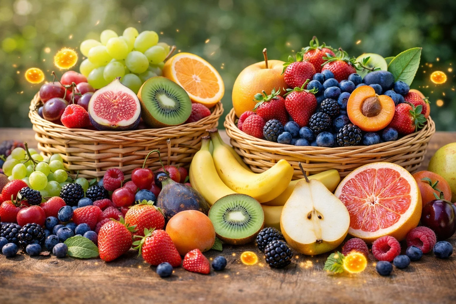 Các loại trái cây vừa ngon miệng vừa là nguồn cung cấp chất xơ dồi dào.