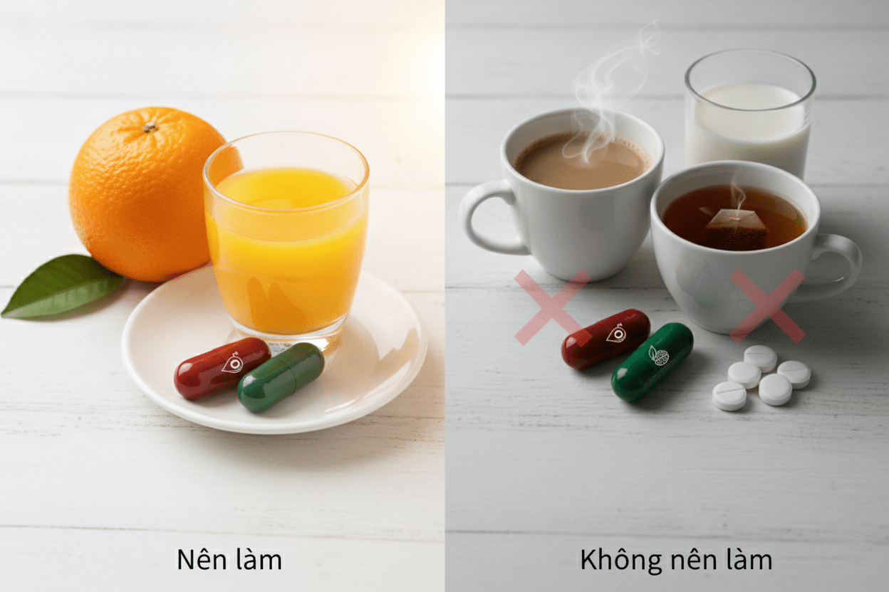 Cách uống sắt và axit folic đúng cách cho bà bầu