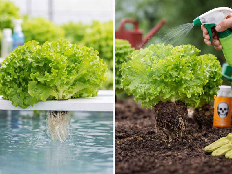 Cây được trồng thủy canh sẽ tốt hơn trồng trong đất