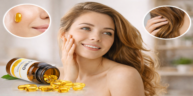 Dầu cá tốt cho da và tóc