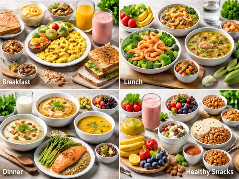 Chế độ ăn dinh dưỡng vào các bữa trong ngày