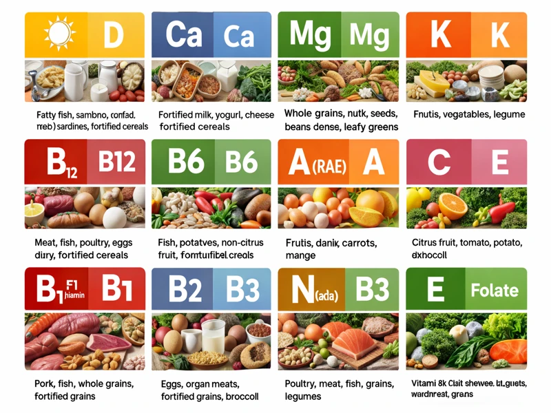 Có một nhóm vitamin và khoáng chất đặc biệt cần thiếu cho người lớn tuổi