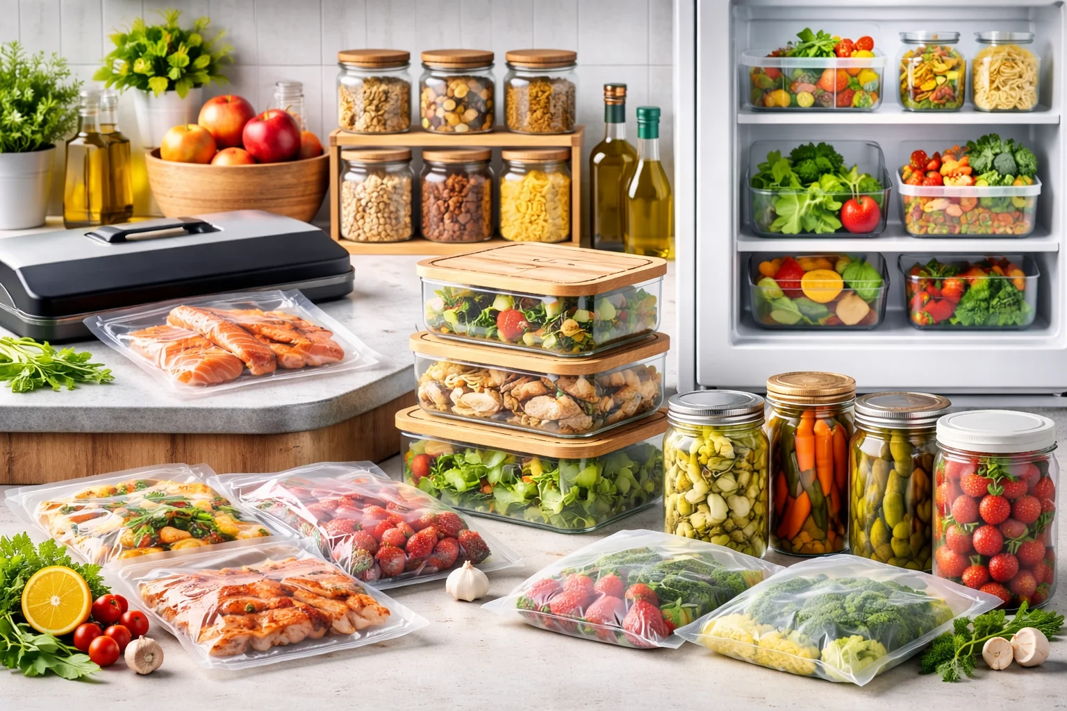 Có nhiều cách để bảo quản thực phẩm