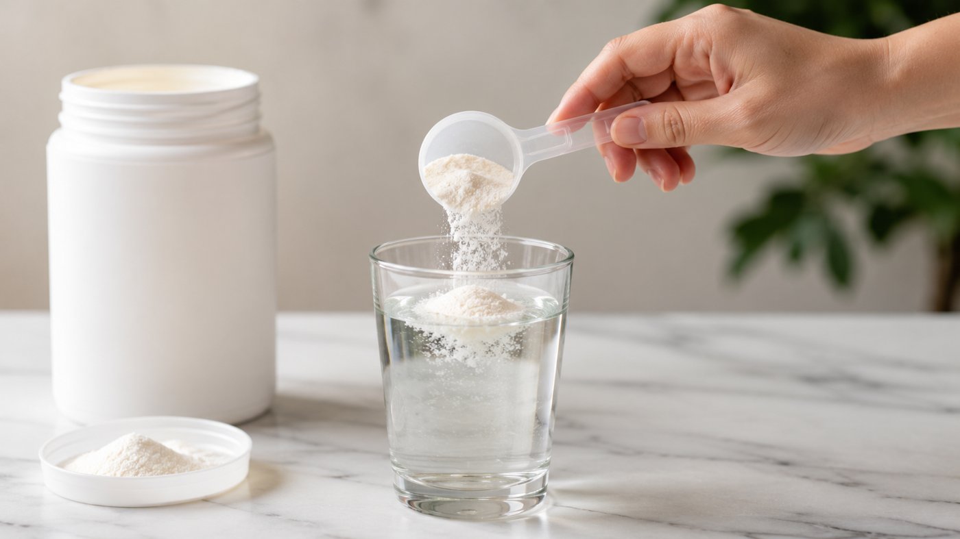 Collagen thủy phân thường được dùng trong sản phẩm bổ sung nhờ kích thước peptide nhỏ hơn.